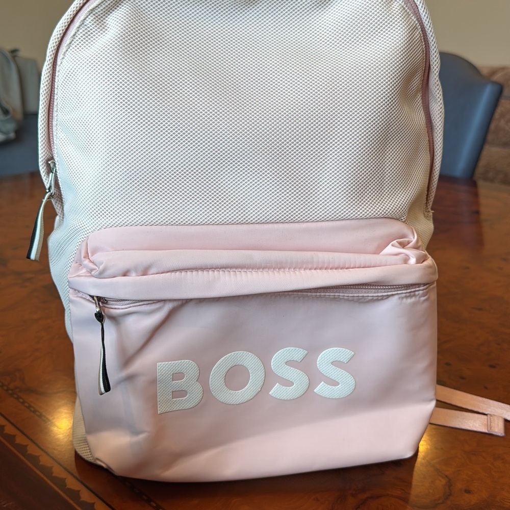 Boss Light Pink Backpack